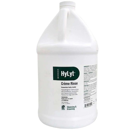 Hylyt Shampoo, Crme Rinse, 1 Gallon Bottle 85290797